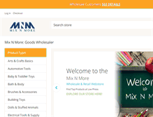 Tablet Screenshot of mixnmore.com